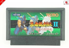 Ninja Ryukenden 2 II NES Tecmo Nintendo Famicom From Japan