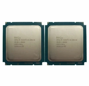 Lot of 2 pcs Intel Xeon E5-2651 V2 CPU 12-Core 1.80GHz LGA 2011 95W Processor - Picture 1 of 3