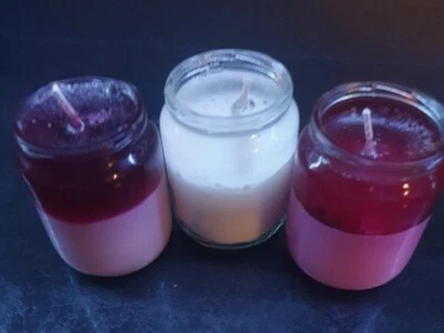 3 Scented Jelly & Soy Wax Candles Birthday Mother's Day Gift Decor Home Party  - Image 1 of 4