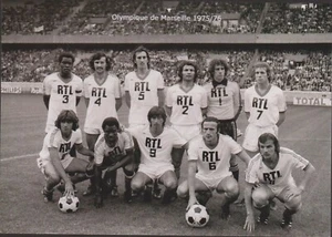 FOOTBALL CP EQUIPE OLYMPIQUE DE MARSEILLE 1975/76 FRANCE - Picture 1 of 1