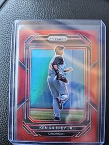 2023 Panini Prizm Ken Griffey Jr. RED PRIZM PARALLEL 156/199 Mariners
