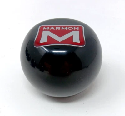 Marmon Trucks  Gear Shift Knob truck semi vintage style black smooth flat top Foto 1 de 4