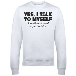 I Need Expert Advice Men's Sweatshirt - funny comedy gift present joke slogan - Picture 1 of 17