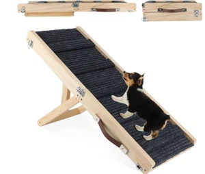 Rampe Hund Treppe Faltbar Sofa Bett Holz Auto Antirutsch Einstieghilfe - Bild 1 von 6