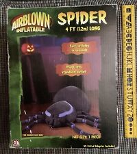 Gemmy Airblown Inflatable 2005 Spider 4 Ft. Long AC Adapter In Box Halloween
