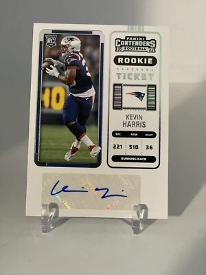2022 Panini Contenders Rookie Ticket Autograph Auto #238 Kevin Harris RC - Image 1 of 4