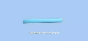 Genuine GM Primed Front Passenger Side Door Lower Molding 19259499 - Picture 1 of 3