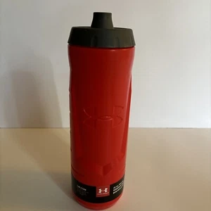 Under Armour Red Sideline Squeeze Drink Bottle32 oz NEW - Picture 1 of 4