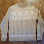 Vintage Ski Sweater Jantzen Fair Isle 50s 60s Nordic Pullover CHECK MEASUREMENTS