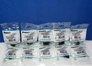 PANDUIT Pan-Net FPUD6X88MTG Cat 6A Angled Terminable RJ45 Plug Lot Of 10 - Picture 1 of 5