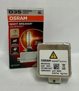 ¡¡¡OFERTA!!! XENARC NIGHT BREAKER LÁSER D3S 4400K 66340XN2 Bombilla de xenón OSRAM #279 - Imagen 1 de 2