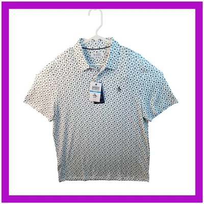 AN ORIGINAL PENGUIN BY Munsingwear Sport Polo Shirt Men's L/G Cocktail Print - Image 1 of 4