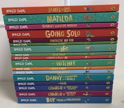 Roald Dahl Collection 17 Paperback Book Set NEW