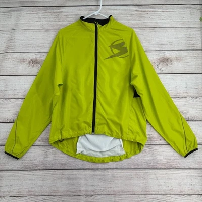 Chaqueta de ciclismo Sugoi cremallera completa para hombre talla grande verde florente reflectante Foto 1 de 4