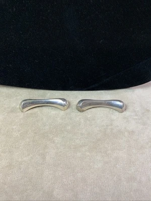 Par de restos de cuchillos vintage de plata de ley de 28 g (no es chatarra) Foto 1 de 4