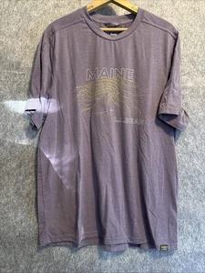 L.L.Bean Newport, Maine Grafik T-Shirt Large Tall Lila Outdoor - Bild 1 von 7