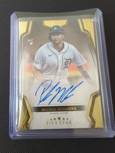 2024 Topps Five Star #FSA-PM Parker Meadows Rookie RC Auto Detroit Tigers - Picture 1 of 1