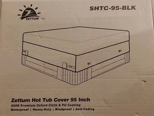 Hot Tub Cover 95 Inch (Black) - Picture 1 of 3