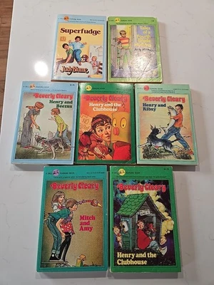 Beverly Cleary/Judy Blume Vintage Paperback Lot Of 7 Henry, Ribsy, Superfudge - Image 1 of 4
