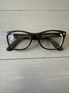 RAY BAN RB5184 2000 Black Wayfarer 52-18-145 Eyeglasses Frames Only - Picture 1 of 12