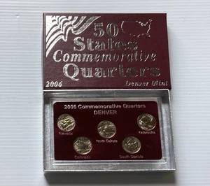 50 States Commemorative Quarters Mint Set of 5 Coins, 2006, Denver - Picture 1 of 3
