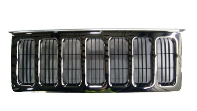 KIT REJILLA APLIQUES CROMADOS JEEP COMMANDER 2006-2010 82209908AB - NUEVO OEM Foto 1 de 4