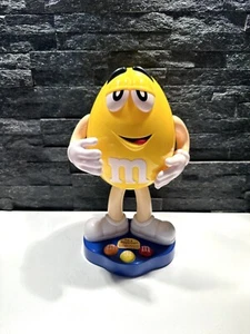 M&M's 2012 Yellow Sweet Candy Dispenser 10 Inch Tall - Picture 1 of 6