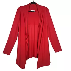 Joseph Ribkoff 2-Piece Blouse Cardigan Set Size 14 Stretch Career Office Travel - Picture 1 of 17