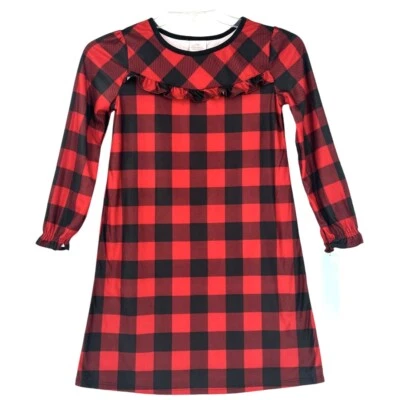 Womdershop @ Target Kids 1 изделие семьи длинным рукавом сна рубашка красный/черный размер 12 - Изображение 1 из 4