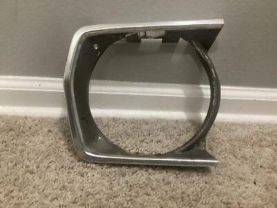 1970 PLYMOUTH DUSTER LEFT HEADLIGHT BEZEL - ARGENT 71-72 Mopar Shark tooth - Image 1 of 4