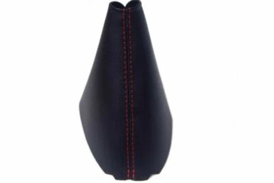 Fits 2014-2019 Toyota Corolla Synthetic Leather E Brake Boot Cover Red Stitch - Image 1 of 4