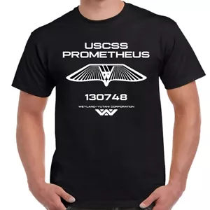 Alien USCSS Prometheus White Logo Adult Shirt - Picture 1 of 1