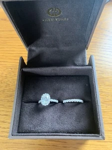 Christopher Designs Engagement Ring And Wedding Band Set - Picture 1 of 9