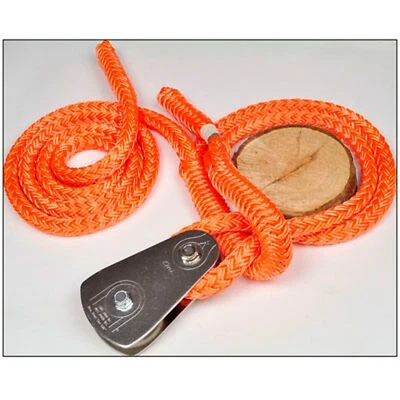 ROPE LOGIC & CMI CMI 2 Ton 5/8" Stainless Steel Rigging Block & 5/8in 6ft Loopie Sling Combo Pack