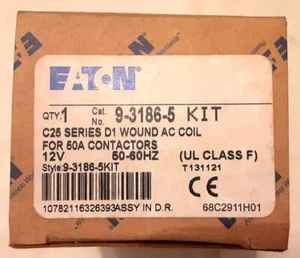 EATON 9-3186-5. DC Wound AC Coil. 12V. NEW in box. Free Shipping - Picture 1 of 5