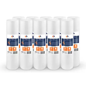 10er-Pack Big Blue 5 Mikron 20 Zoll x 4,5 Zoll Sediment Wasserfilter Patrone von Aquaboon - Bild 1 von 1