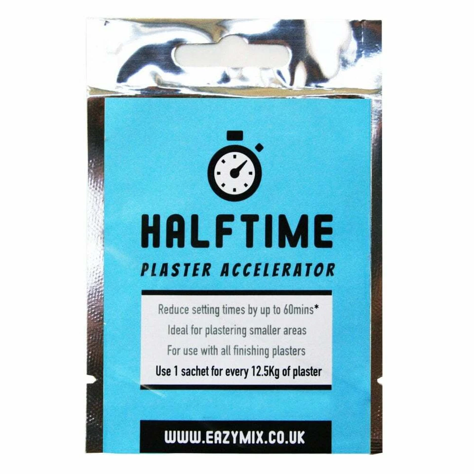 Eazymix Halftime Plaster Accelerator Mix Sachet Reduce Setting Times Of Plaster - Image 1 of 1