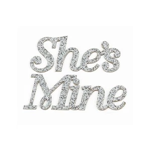Bräutigam Schuh Aufkleber | She's Mine Hochzeit Schuh Aufkleber - 1 Set (lrwf674sm) - Bild 1 von 2