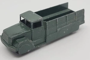 VINTAGE MIDGETOY DIECAST ARMY GREEN TRUCK ANTIQUE TOY ESTATE FIND - Picture 1 of 6