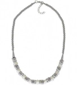 Halskette/Collier mit Süßwasserzuchtperlen 53/48 cm - Bild 1 von 1