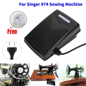 Professional Foot Control Pedal for Singer 974 Sewing Machine Accessory Black - Picture 1 of 9