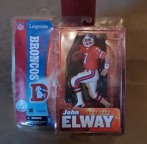 NFL Figurine - McFarlane John Elway - Denver Broncos #7 - New - Free Shipping