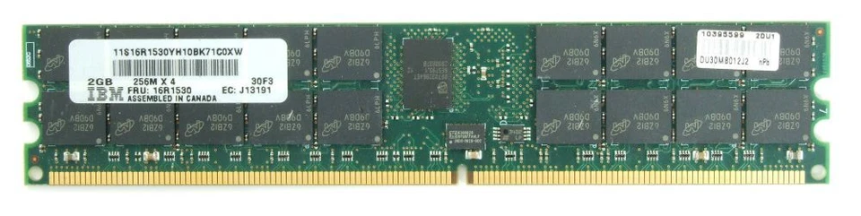 IBM 16R1530 2GB DDR2 PC2-4200 533MHz ECC Reg 276-Pin Server Memory RAM - Image 1 of 1