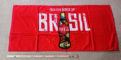 2014 Fifa World Cup Soccer New Coca-Cola Beach Towel Cover