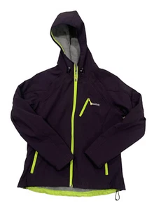 Chaqueta Reebok Mujer Gris Medio Negro Cremallera Completa Capucha Abrigo Informal Damas - Imagen 1 de 9