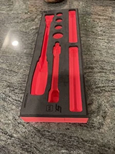 Snap On fmgss09br foam tray for bent ratchet and spark plug set no tools - Picture 1 of 6