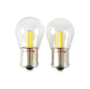 Holley Retrobright HLED25 LED Bulbs Type 1156 - Red - Picture 1 of 5