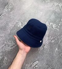 Conte Of Florence Vintage Blue Fleece Bucket Hat Flat Panama 00s 90s Old Money
