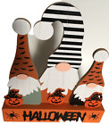 Halloween Gnomes 3-D Free Standing Faux Wood Table Sign 13