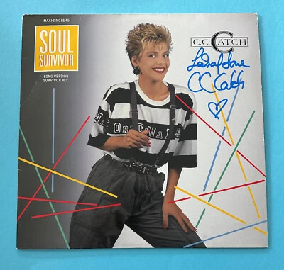 C. C. Catch  - Original Autogramm signed Vinyl Cover - Bild 1 von 2